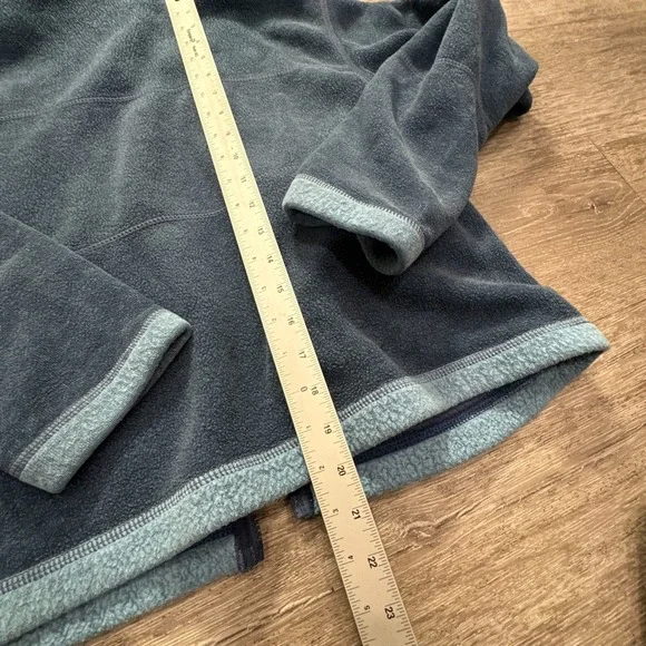 Vintage Patagonia Hoodie Womens Small Blue Thick Fleece Made in‎ USA Sherpa - Picture 7 of 8
